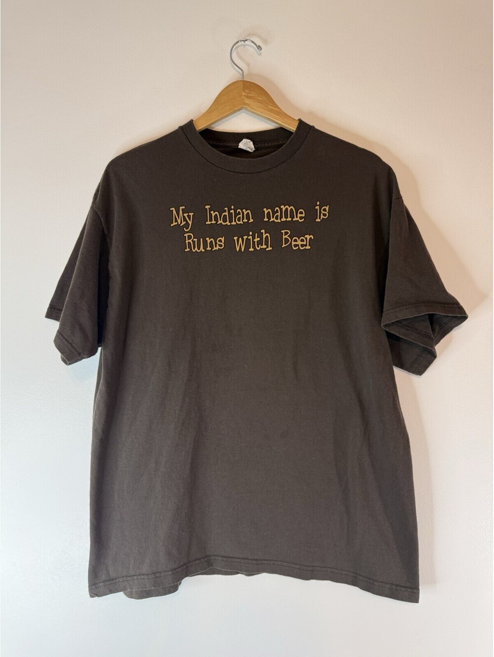 Funny Beer T Shirt Size XL Men's Graphic Tee